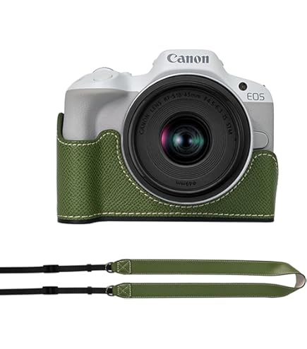 Amazon.co.jp: キャノン 用 Canon EOS R50用 カメラ ハーフ ケース